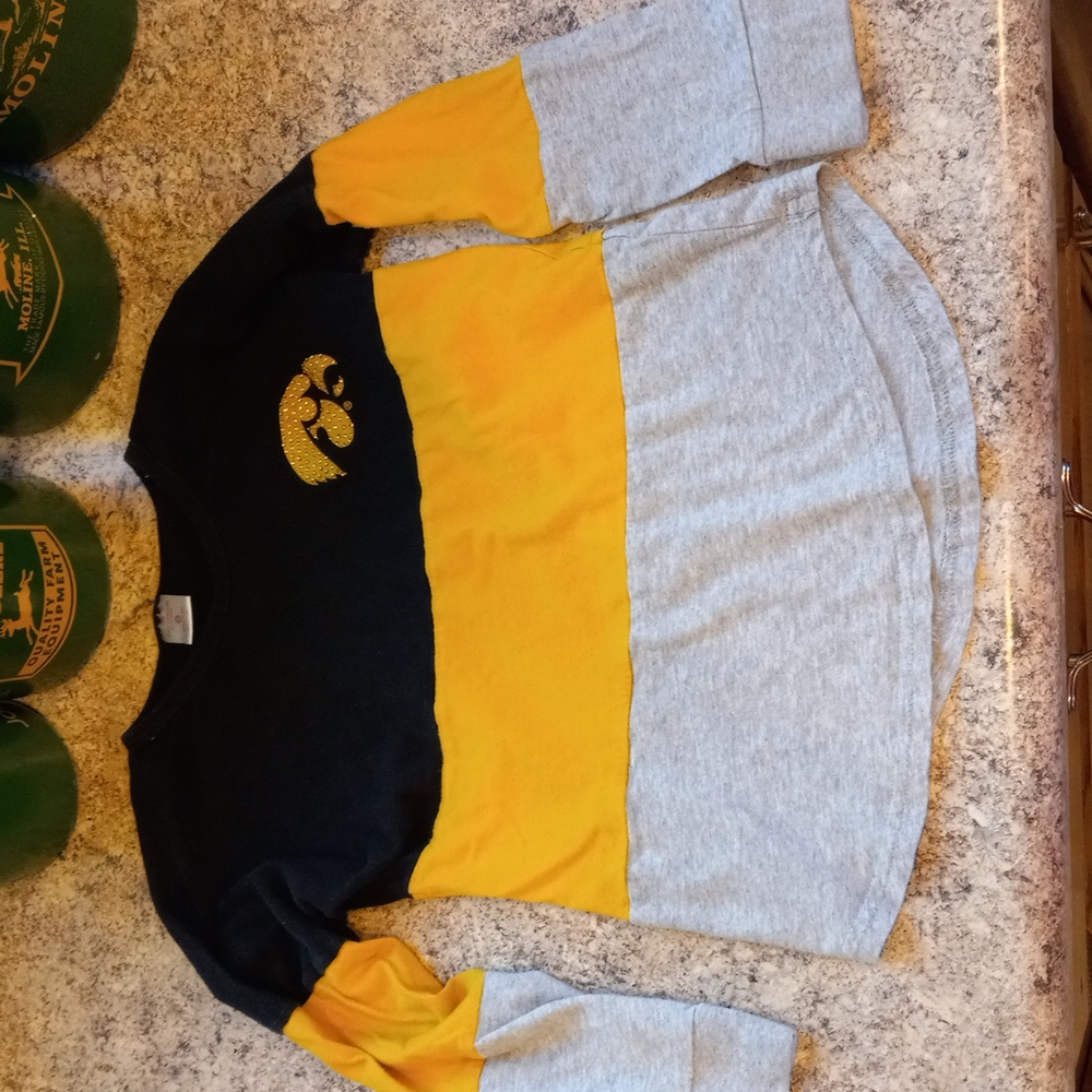 Girls Iowa Hawkeye Long Sleeve Shirt